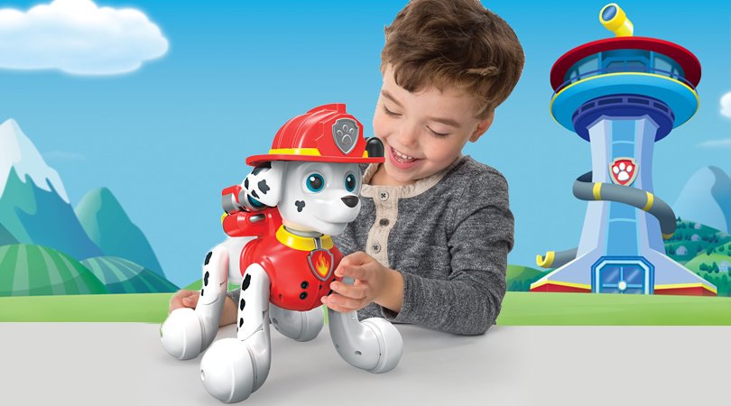 Paw Patrol. Интерактивный щенок Маршал Zoomer из мультфильма «Щенячий патруль»  